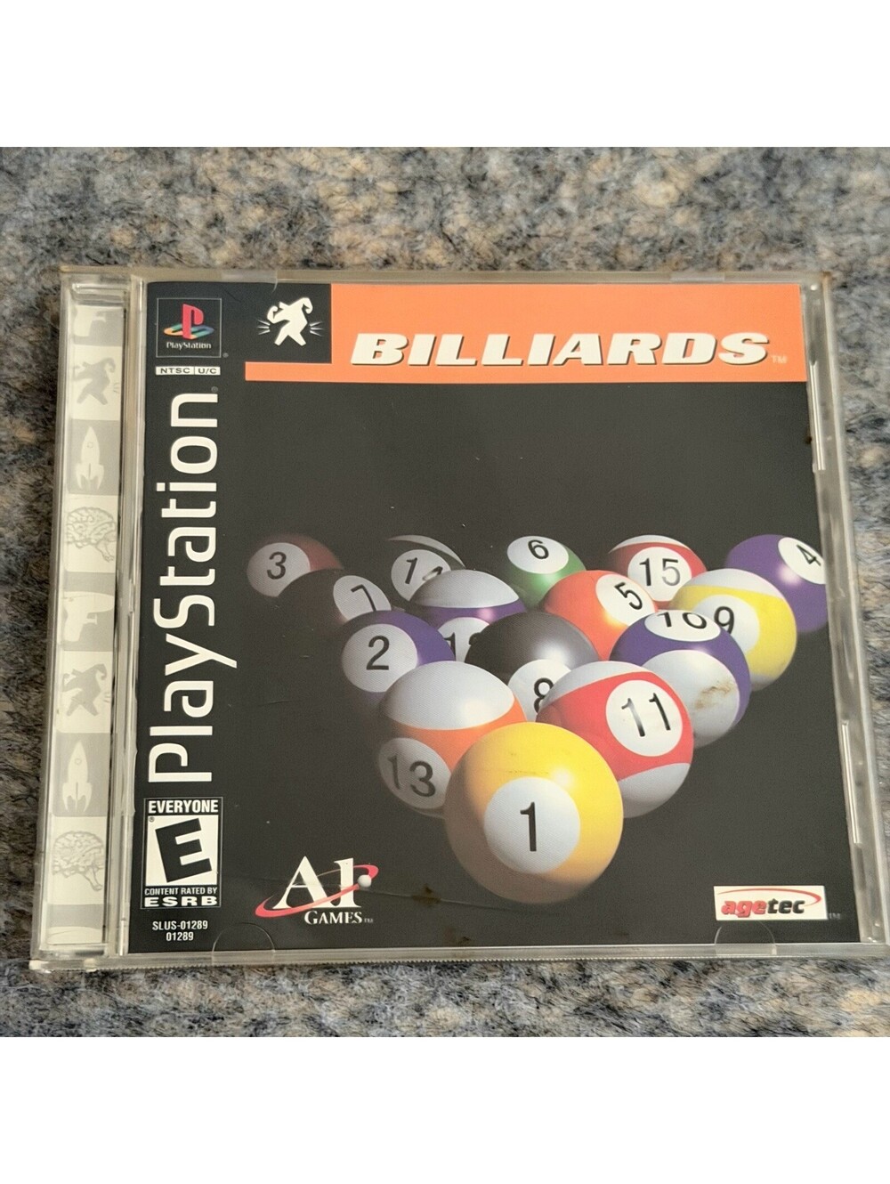 Billiards Sony PlayStation 1 PS1 A1 Games SLUS-01289 CIB Complete Tested